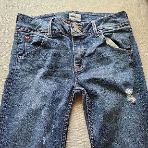 Hudson Jeans Women 28 Blue Denim Collin Flap Skinny Stretch Actual 28x31 - Picture 3 of 16